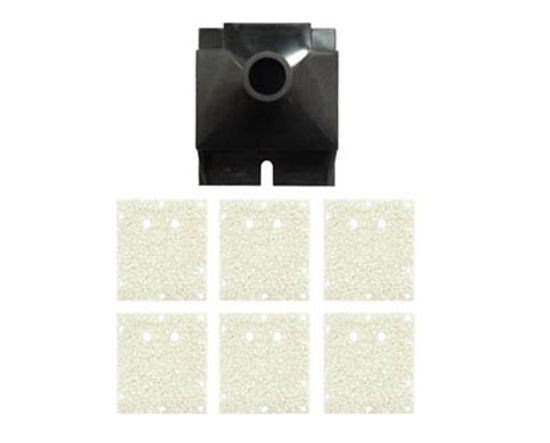 Blizzard Flushing Box Assy + 6 Sponges - MY-35085