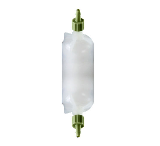 DIGIBASE Small Capsule Filter White 5 micron Hose Barb - 8131-0500-LL-N