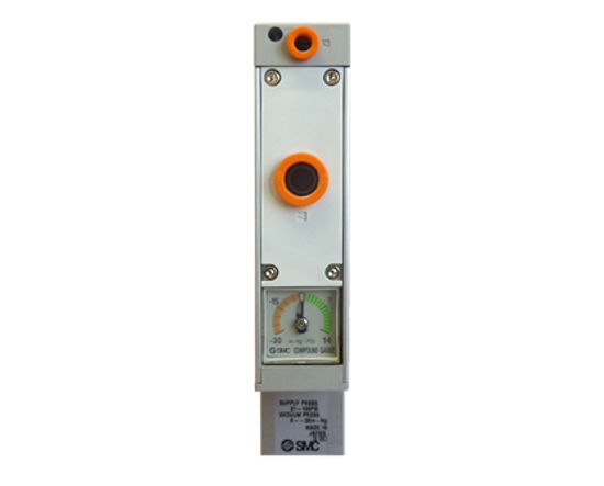 QS Series Vacuum Ejector with Gauge - P4568-A