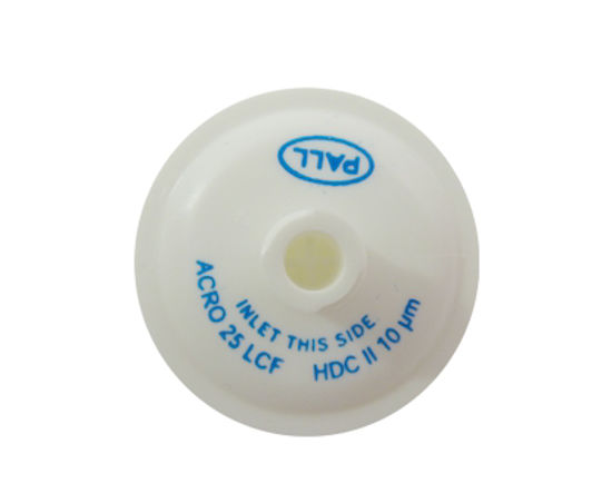 PALL Acro Disc Filter White 10 micron Luer - LCF-12100