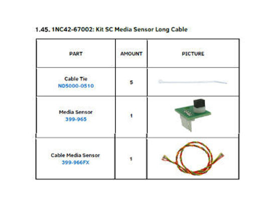 Kit SC Media Sensor / Long Cable - 1NC42-67002