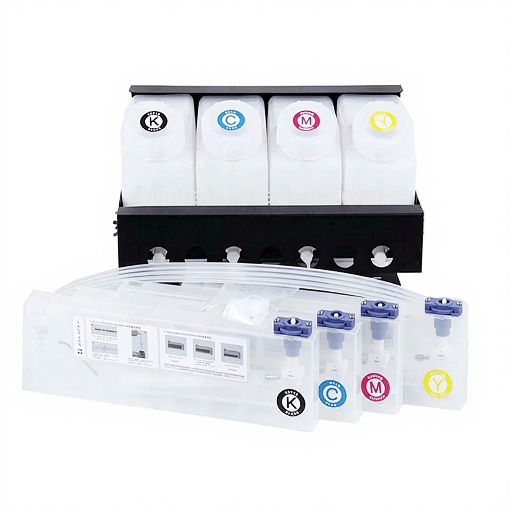 1.5L Bulk Ink System with Cartridges for Mimaki Mutoh Roland